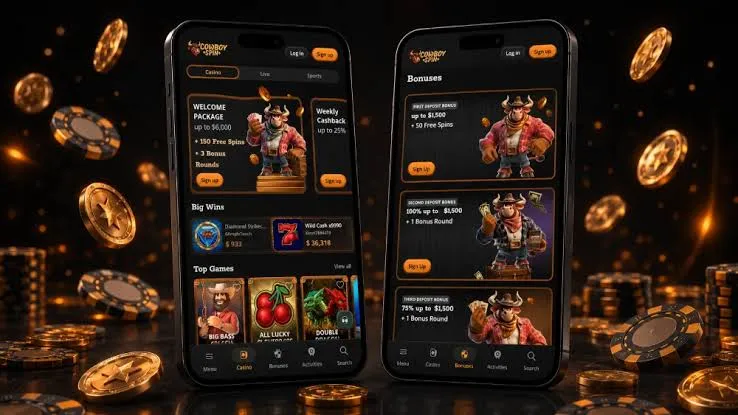 CowboySpin Casino App-schermafbeelding